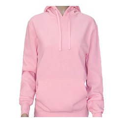 Ladies Pink Hooded Kangaroo Sweatshirts